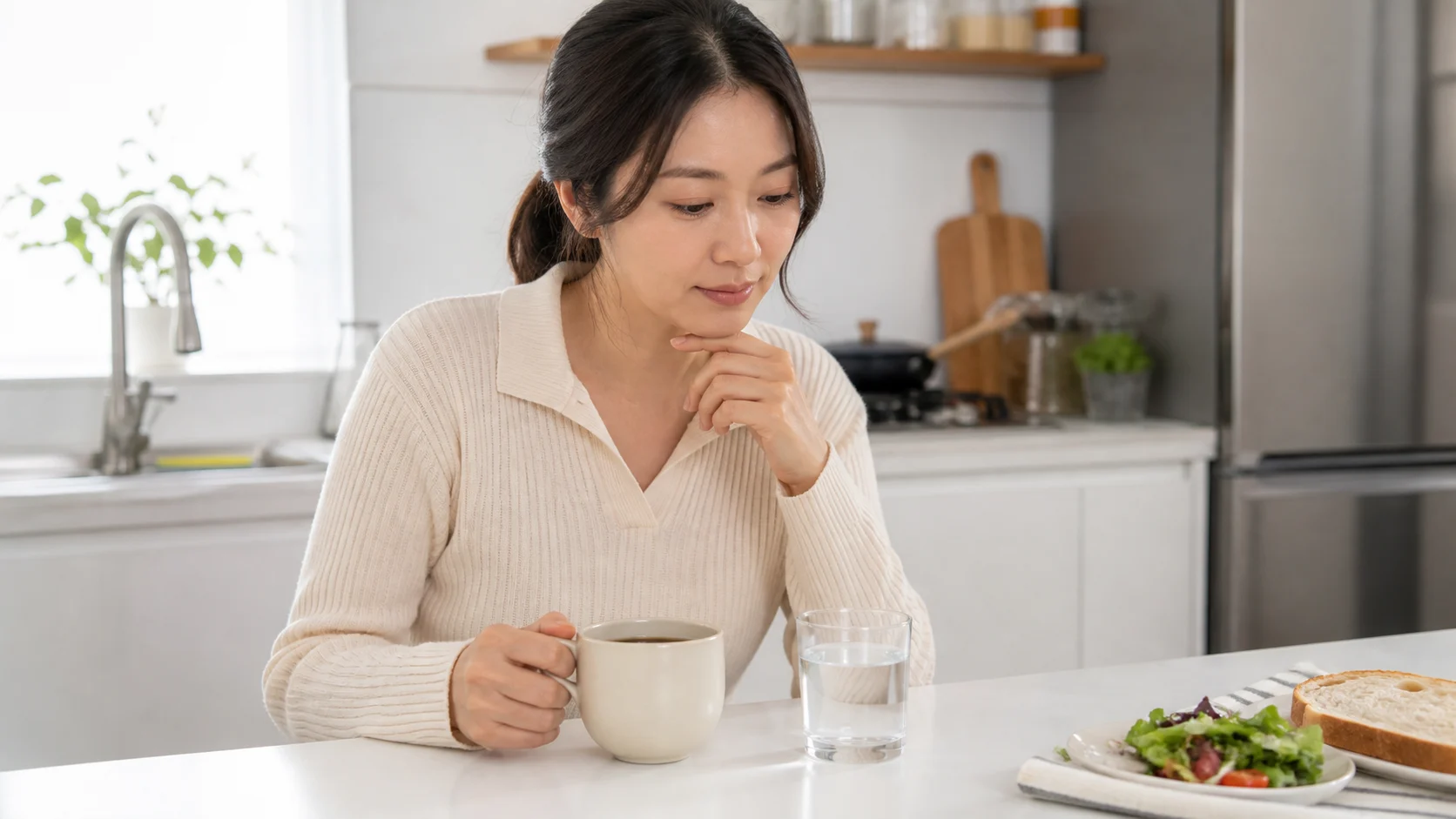 임플란트 수술 후 빨대에 맞는 부드러운 식사